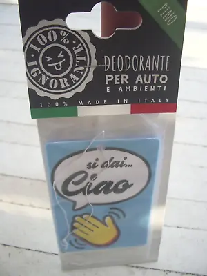 Désodorisant  PIN Auto / Maison / Placard  / Garage Etc. Neuf CIAO Made In Italy • 2.99€