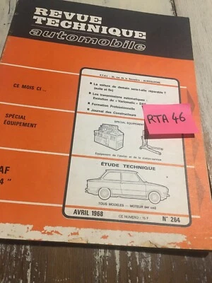 Revisione Tecnica Automobile DAF 44 RTA Sospensione Edizione 1968 - Immagine 1 di 4