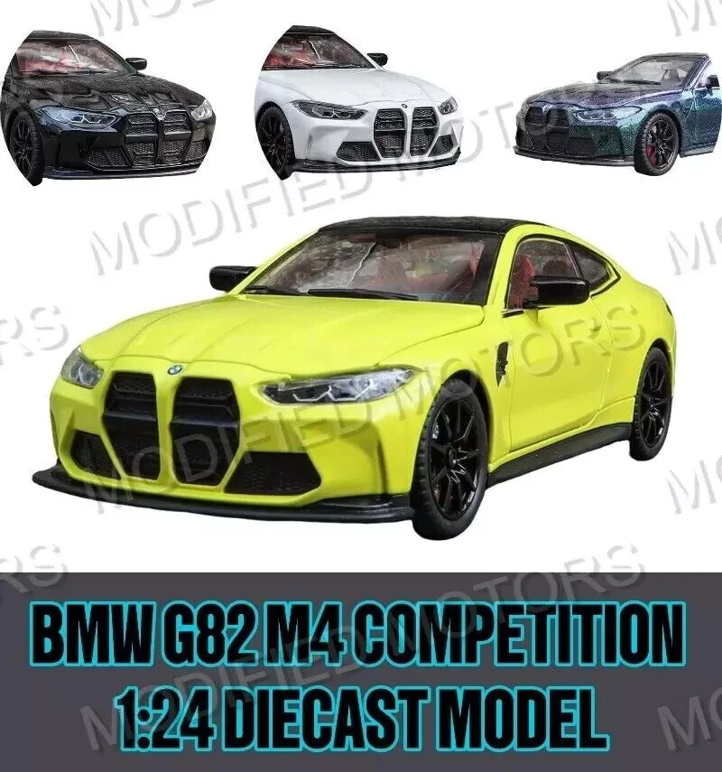 MODIFIED MOTORS BMW G82 M4 Competition 1:24 Diecast 1/24 Scale Model Car Toy Gift Collector
