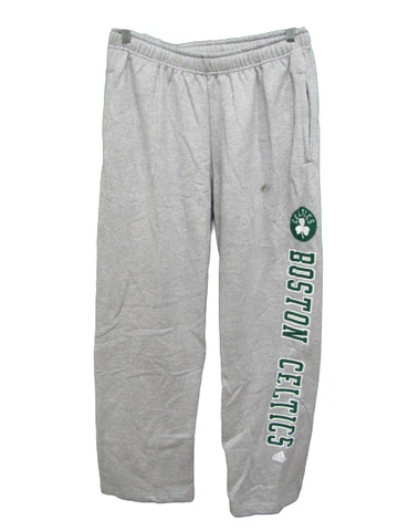 New Boston Celtics Mens Size M Medium Gray Adidas Sweat Pants Cover