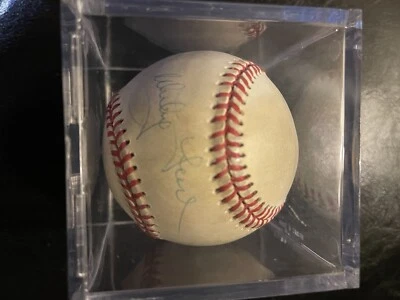 Whitey Ford Catfish Hunter Signed Ball - Image 1 of 3