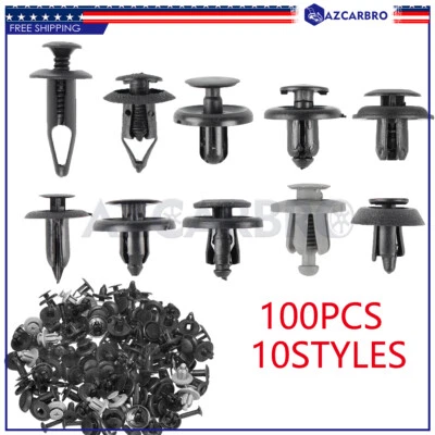 100X Remaches Parachoques Clips Para Guardabarros Para Volkswagen Eos GLI Gol Sedán Golf GTI 2010 Foto 1 de 4