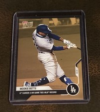 2020 TOPPS NOW #ODB-1 MOOKIE BETTS ROAD TO OPENING DAY BONUS CARD - 3 HR GAME