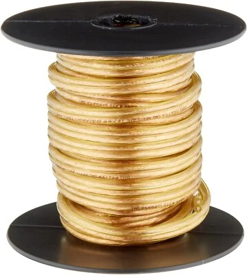 Southwire 18/2 Oro Transparente Tipo Trenzado: Cable de Lámpara SPT-1 - Cable Flexible 12' Foto 1 de 2