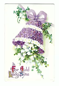 For Auld Lang Syne Vintage Postcard - Picture 1 of 2