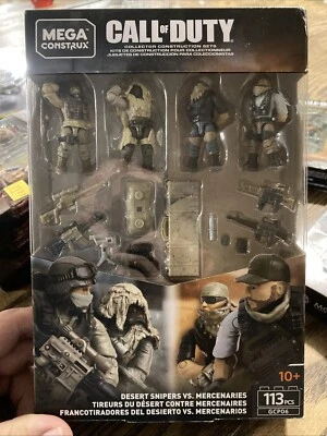 Mega Construx Call of Duty Desert Snipers Vs. Mercenaries 113 Pcs. Set GCP06 New - Image 1 of 2