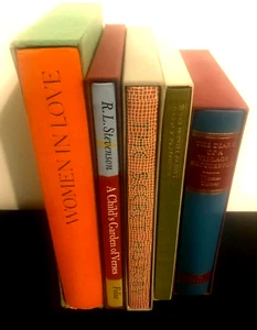 FOLIO SOCIETY 5 BOOKS D H LAWRENCE R L STEVENSON, THE SECRET HISTORY PROCOPIUS - Picture 1 of 7