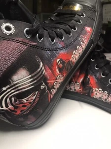 Skechers Star Wars Legacy Vulc Galactic Ruler High Top Shoes, Men 7.5, Black/Red - Picture 1 of 10