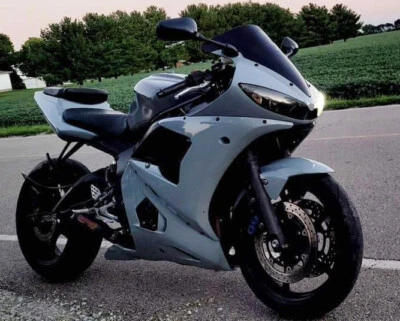 Nardo Gray Fairing Fit for Yamaha YZF 03-04-05 R6 & 06-08-09 R6S Injection Mold - Image 1 of 4
