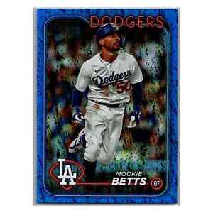 Baseball Card | #250 Mookie Betts Blue Foil Parallel #/999 - 2024 Topps Series 1