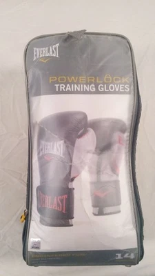 Guantes de Entrenamiento Everlast Powerlock 14 OZ Bolsa Pesada Guante de Sparring Trabajo Foto 1 de 2