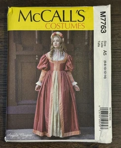 McCall’s Muster M7763 Renaissance Tudor Kleid Kostüm Misses Größe 6-14 UC - Bild 1 von 3