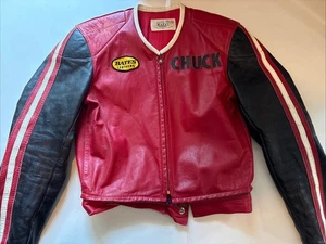 Traje de motocicleta de cuero Bates personalizado de colección 2 piezas cuero de carreras seminuevo - Imagen 1 de 24