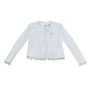 Blazer de tweed con flecos IRO Paris Shavani nuevo con etiquetas 38 - Imagen 1 de 9