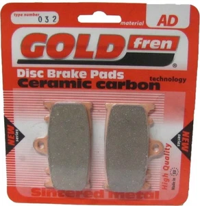 Pastilla de freno delantera izquierda Goldfren compatible con Suzuki SV 1000 K5 Naked 2005 - Imagen 1 de 2