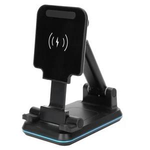 Retractable Mobile Phone Holder Folding Wireless Charger Wireless Charging St FY - Zdjęcie 1 z 20