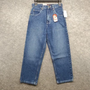 VTG Risk Jeans Co Jeans Youth Boy's Size 12 Medium Blue Wash Denim - NWT - Picture 1 of 16