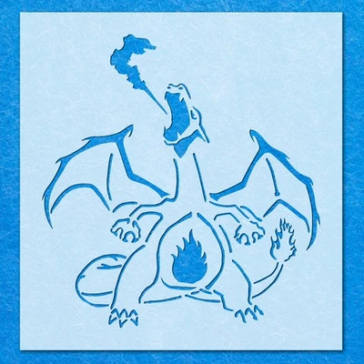 LAZER NINJA Charizard Pokemon Schablone: Mylar Airbrush Wandbild Malerei Basteln, DIY