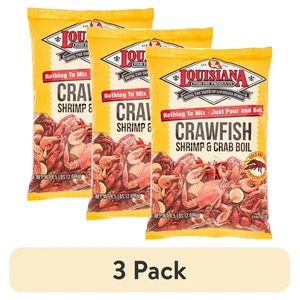 New Louisiana Fish Fry Crawfish Shrimp & Crab Boil, 4.5 LB (Pack of 3) - Picture 1 of 6