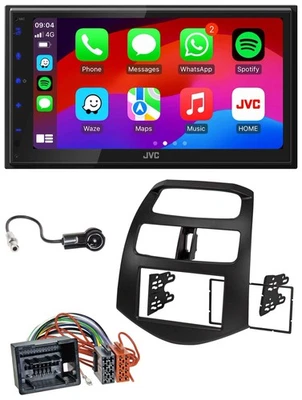 JVC Bluetooth 2DIN MP3 DAB USB Autoradio für Chevrolet Spark ab 2013 - Bild 1 von 4