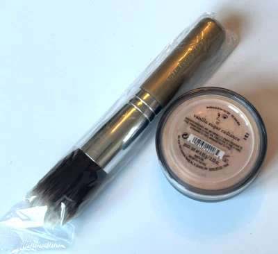 bareMinerals Vanilla Sugar Radiance All Over Face Color Powder & Soft Face Brush - Image 1 of 4