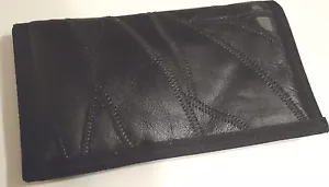 Ash Creek Leder Scheckbuch Geldbörse, schwarz* - Bild 1 von 2