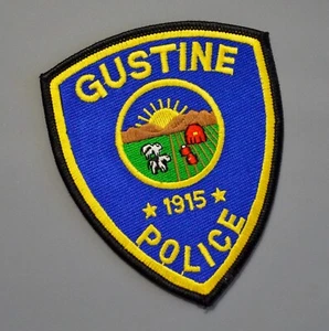 Gustine California Police o/s 1990 Patch ++ Mint Merced County CA - Bild 1 von 1
