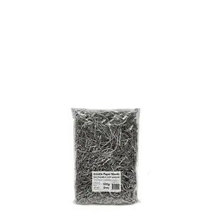 Crinkle Paper Shreds Grey Shredded Hamper Box Gift Filler Fill Stuffing 100g - Picture 1 of 3