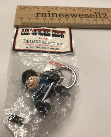 Vintage NHL San Jose Sharks Hockey Player Keychain Lil Sports Brat NHL Cover