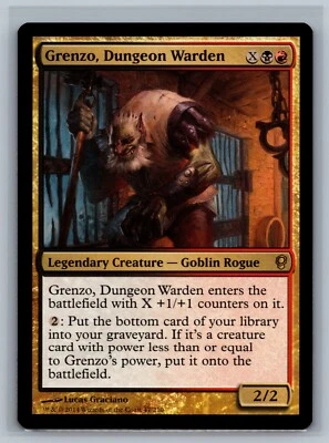 Magic The Gathering Conspiracy Grenzo, Dungeon Warden #47/210 MTG TCG CCG - Image 1 of 2