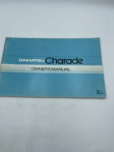 Genuine Daihatsu Charade Glovebox Owners Manual, No. G10ER-02 Printed in Japan. - Imagen 1 de 6
