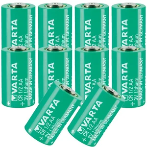 10Pcs Varta CR1/2 AA 3V  Battery CR14250 Cylindrical 950mAh CR-1/2-AA US - Picture 1 of 8