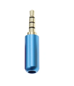 3,5 mm 4-biegunowa stereofoniczna wtyczka jack gniazdo słuchawkowe złącze lutowane wtyczka audio r - Zdjęcie 1 z 2