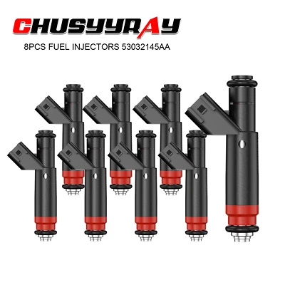 8x inyectores de combustible mejorados para Jeep Grand Cherokee 2001-2002 4,7 L V8 53032145AA Foto 1 de 4
