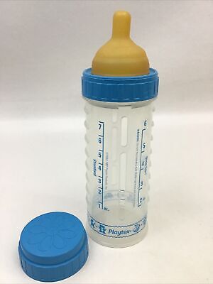 Playtex Baby Bottle Blue Baby Items 8oz Complete Nipple Vintage 1994 / 1997 • 24.71€