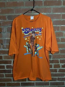 Vintage Y2k Sleazy President Martini Gwar Orange Shirt Music Band Adult XXL 3XL - Bild 1 von 7