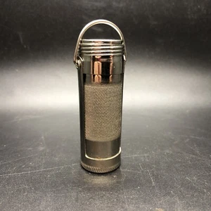 Vintage Waterproof Metal Match Safe Camping Case Screw Top Made in Hong Kong - Picture 1 of 10