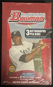 2008 Bowman Baseball HTA Jumbo Hobby fabrikversiegelte Verpackung - Bild 1 von 2