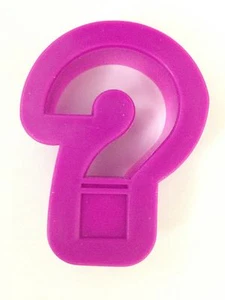 Purple 2.5" Farberware "?" Question Cookie Cutter Art Mold - Picture 1 of 1