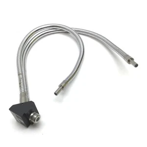 Dual Fiber Optic Microscope Light Guide, Gooseneck 5/8" In, 18" L *Bad Fibers* - Picture 1 of 5