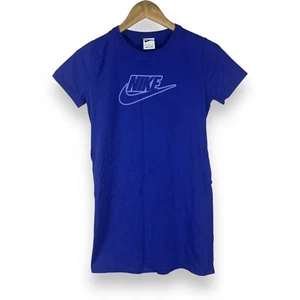 Nike Sportswear Girls Grape Shirt Dress Short Sleeve Standard Fit Sz L - Picture 1 of 5