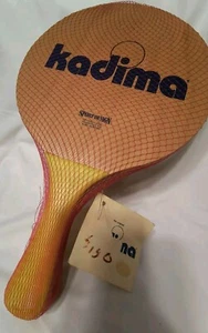 NEW Vintage 1970's Pair of Wooden Kadima Paddles - Smash / Pickle Ball Ping Pong - Picture 1 of 13