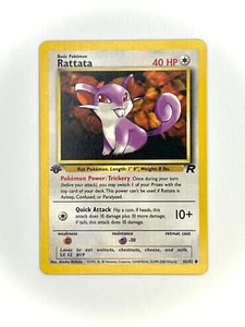 Pokémon TCG - Rattata 66/82 1st Edition - Team Rocket - Picture 1 of 7