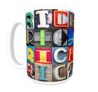 RICH Coffee Mug / Cup featuring the name in photos of sign letters