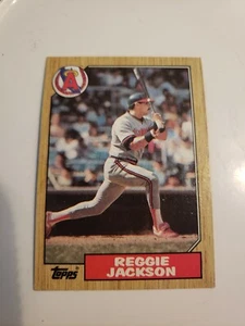 1987 Topps #300 Reggie Jackson - California Angels - MLB - Picture 1 of 3