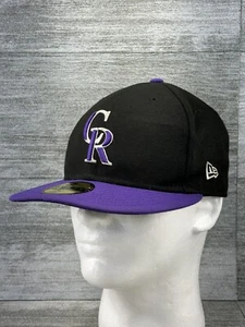 New Era Colorado Rockies 59Fifty Fitted Hat Cap MLB Official On Field 7 1/8 - Picture 1 of 21
