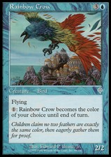 Magic the Gathering MTG Rainbow Crow (69) Invasion   LP