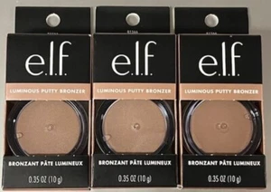 (3) elf Cosmetics Luminous Putty Bronzer - Vacay Mood - Picture 1 of 2