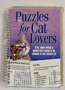 Neu mit Etikett KOSTENLOSER VERSAND Spiralbund Puzzle für Katzenliebhaber - 192 Seiten - Bild 1 von 3