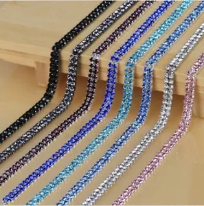 STRASS REGGISENO 1 FILA CINGHIE CINGHIA BLING - Foto 1 di 4
